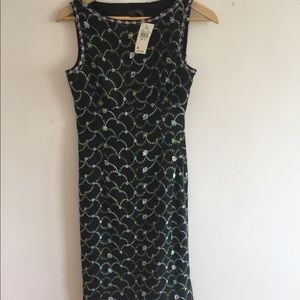 Nicole Miller Sleeveless Embroidered Dress NWT